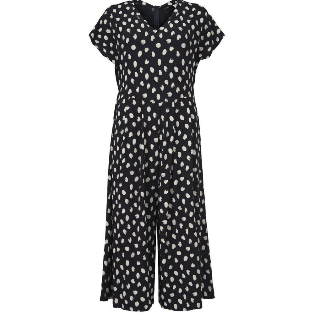 Masai Copenhagen Polka Dot Black Size Small Stretchy Nabala Jumpsuit